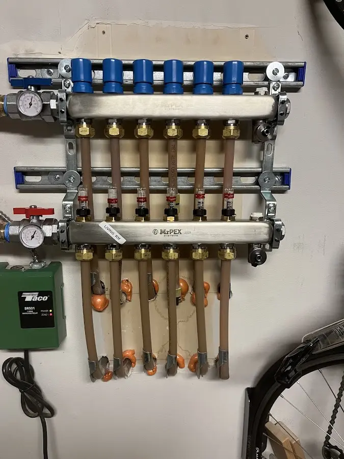 Plumber performing Leak Detection at a residential property in San Angelo